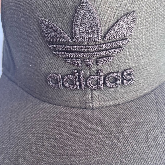 Adidas Men's Black Trefoil Cap - Picture 2 of 6
